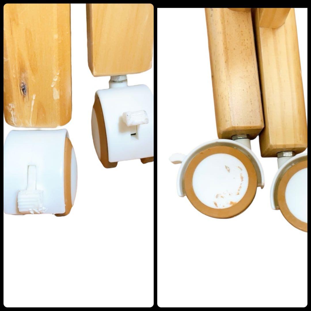 【ハル】　大和屋　パタンII 　折りたたみ　ミニ　ベビーベッド ナチュラル