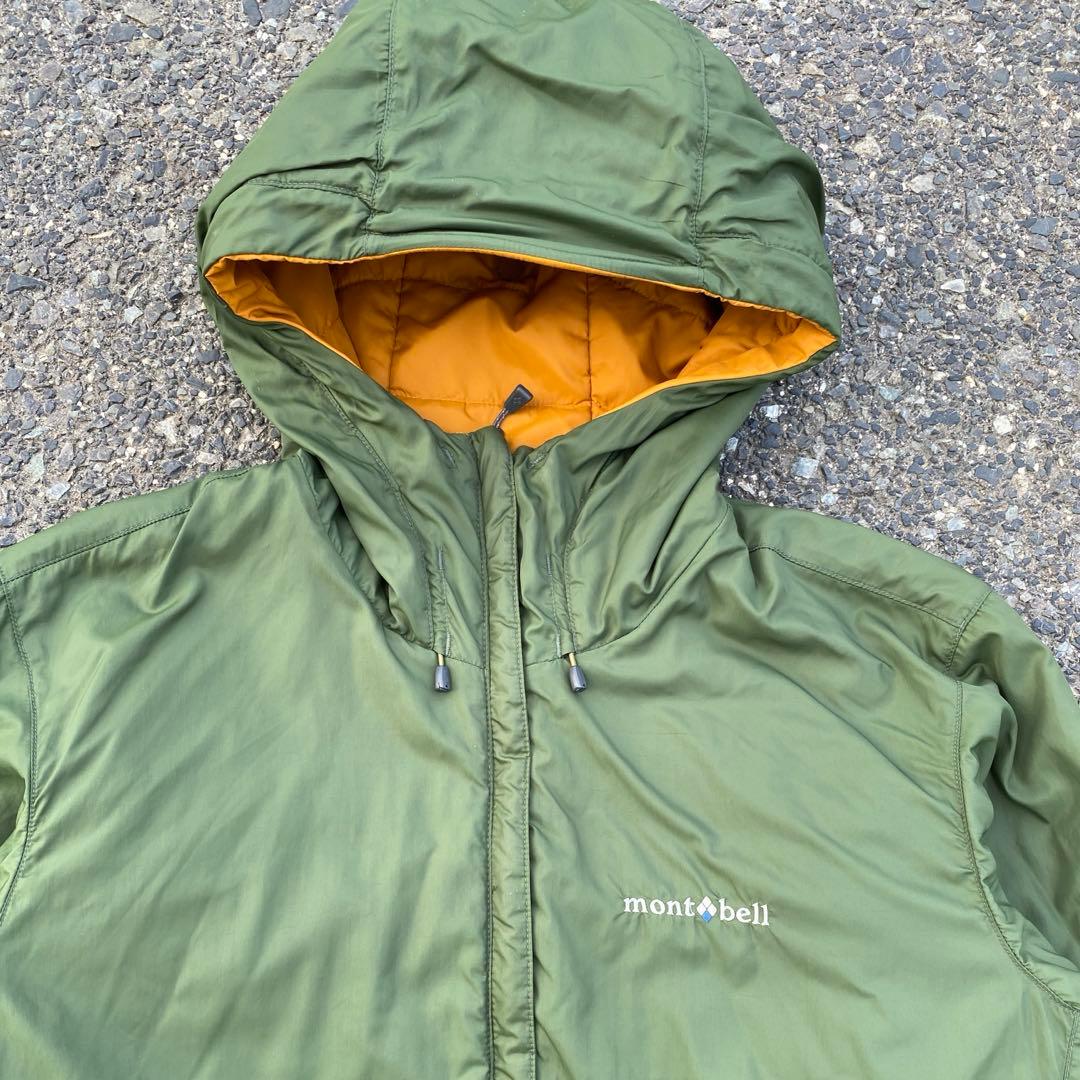 k*0様 mont-bell モンベル ダウンジャケット リバーシブル オレンジ