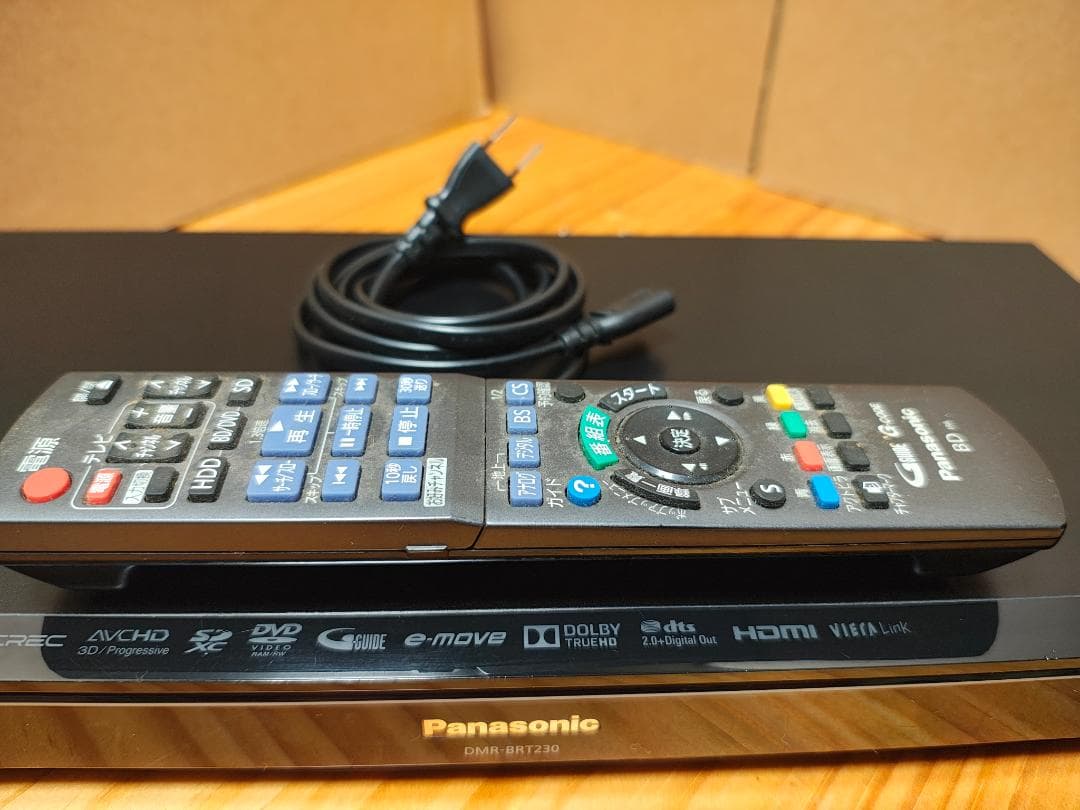 【ディーガ】Panasonic DMR-BRT230 Blu-rayレコーダー