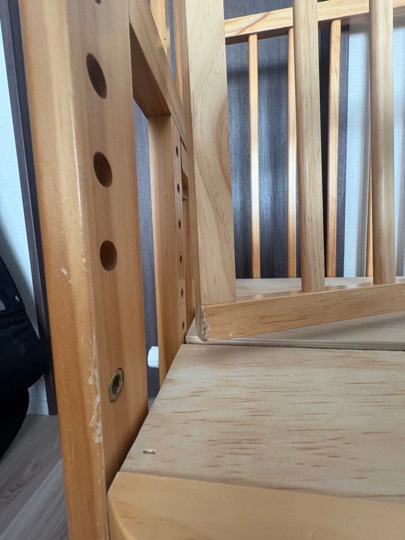 大和屋　そいねーるプラスムーブ　ベビーベッド　ナチュラル＋寝具セット