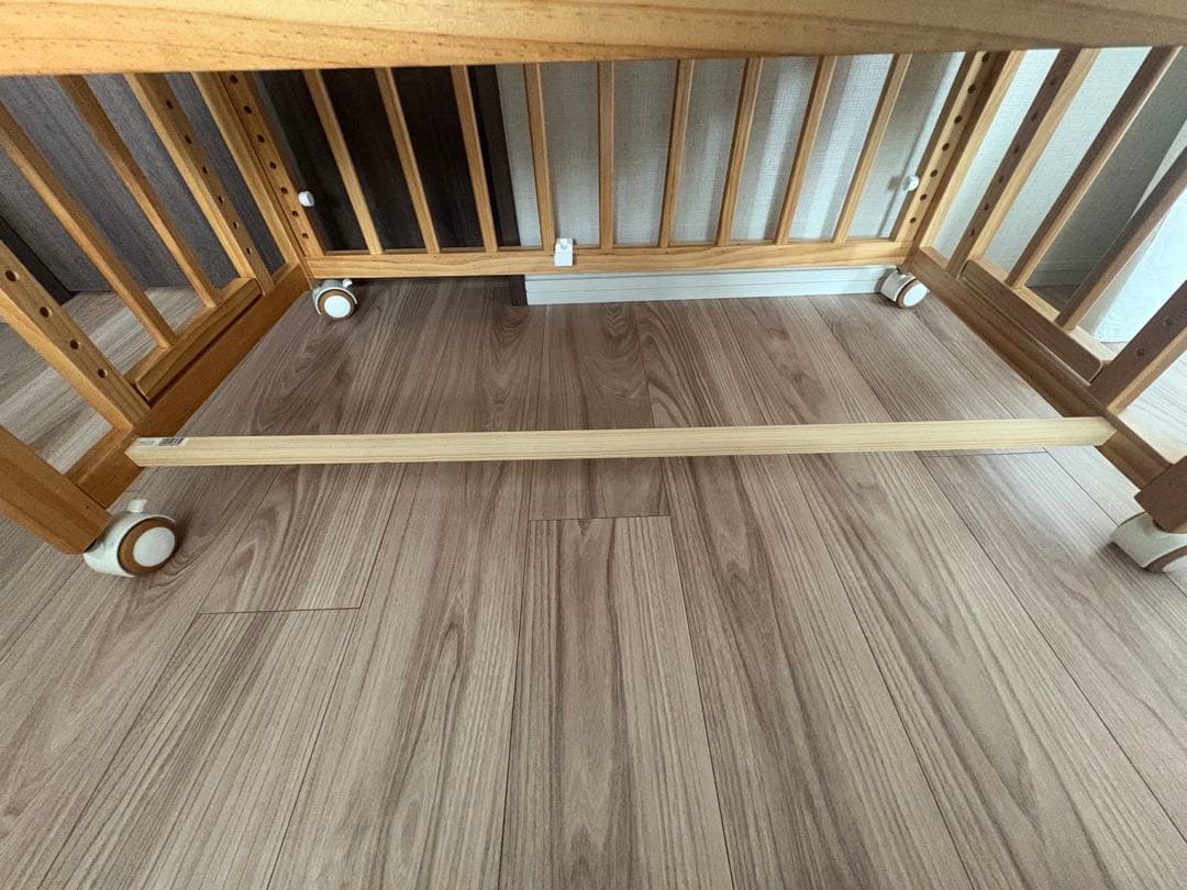 大和屋　そいねーるプラスムーブ　ベビーベッド　ナチュラル＋寝具セット