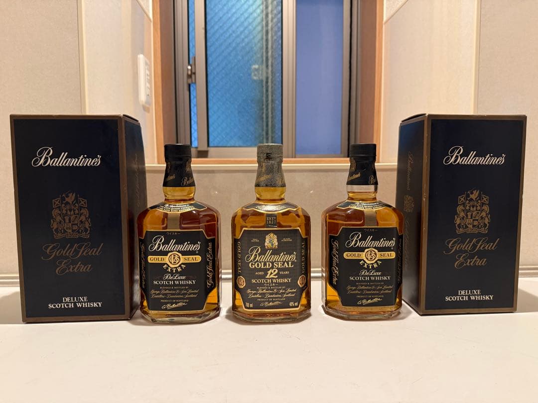 Ballantine's Gold Seal 2点　12年 1点ウイスキー 古酒