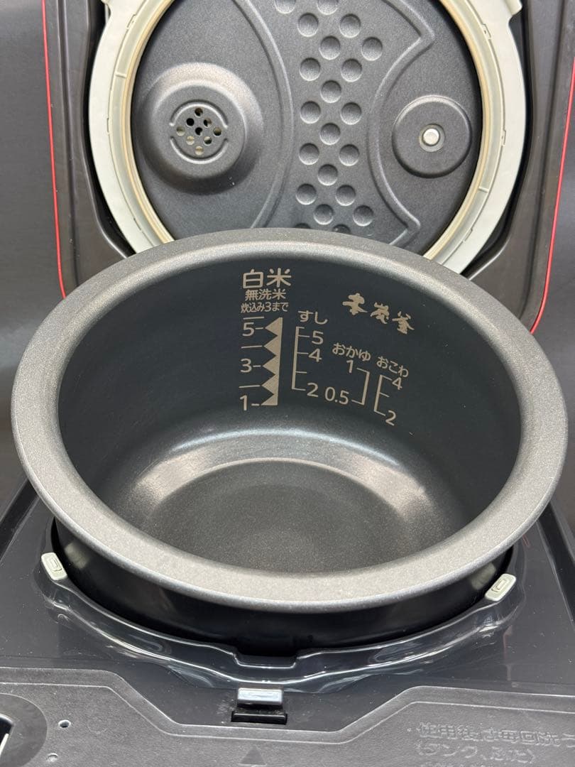 MITSUBISHI NJ-XWB10J IH炊飯器 赤 1.0L