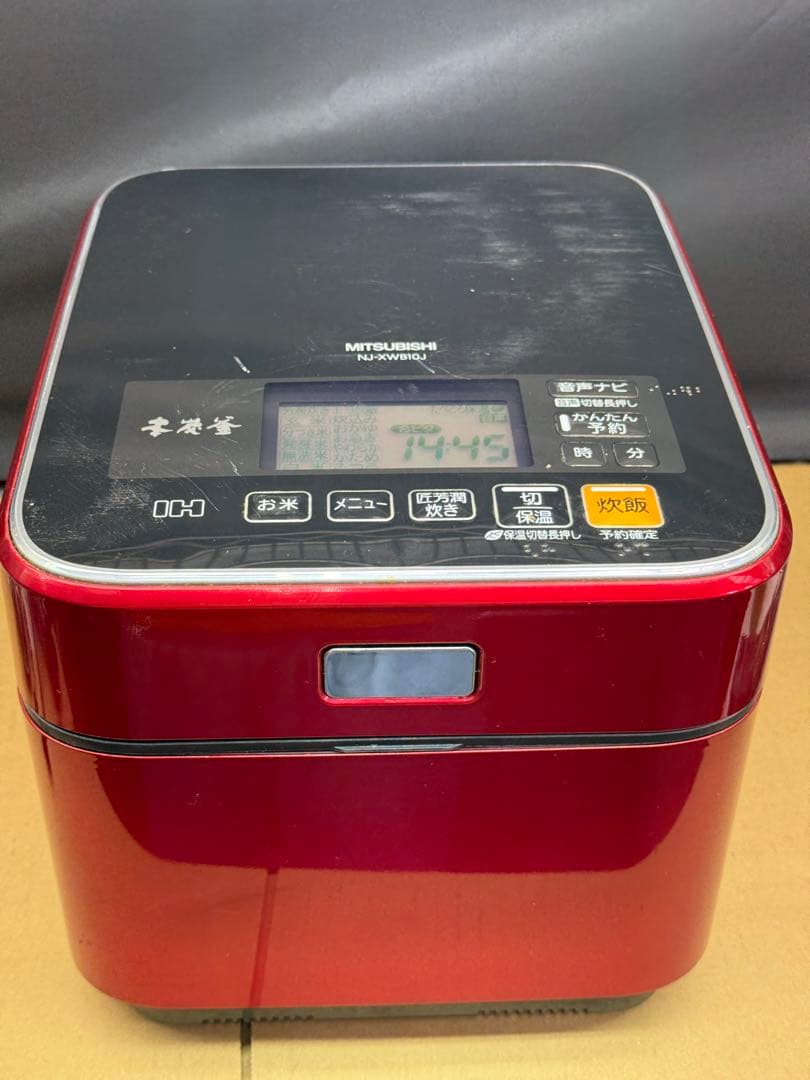 MITSUBISHI NJ-XWB10J IH炊飯器 赤 1.0L