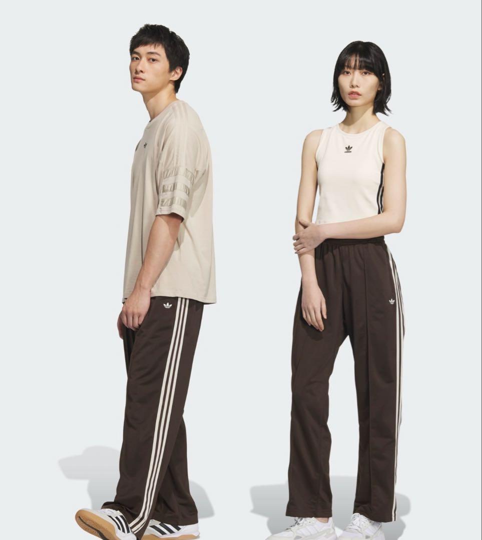 ベッケンバウアー　トラックパンツ　ジャージ アディダス　ブラウン　xs