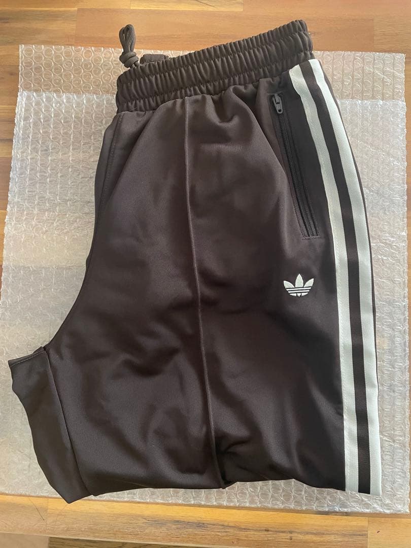 ベッケンバウアー　トラックパンツ　ジャージ アディダス　ブラウン　xs
