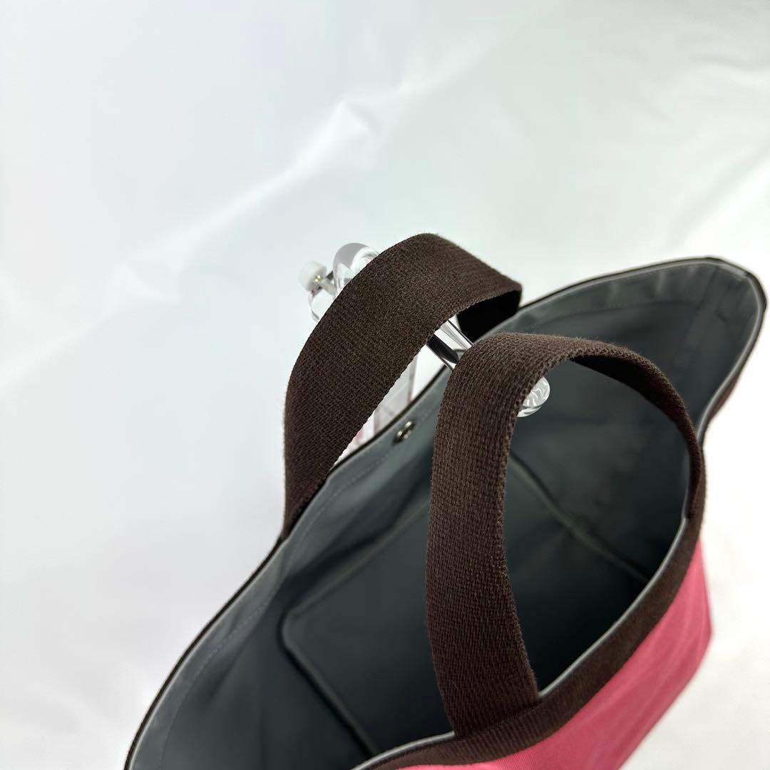 【えいこ】エルベシャプリエ 舟型 ハンドバッグ トートバッグ M 707C