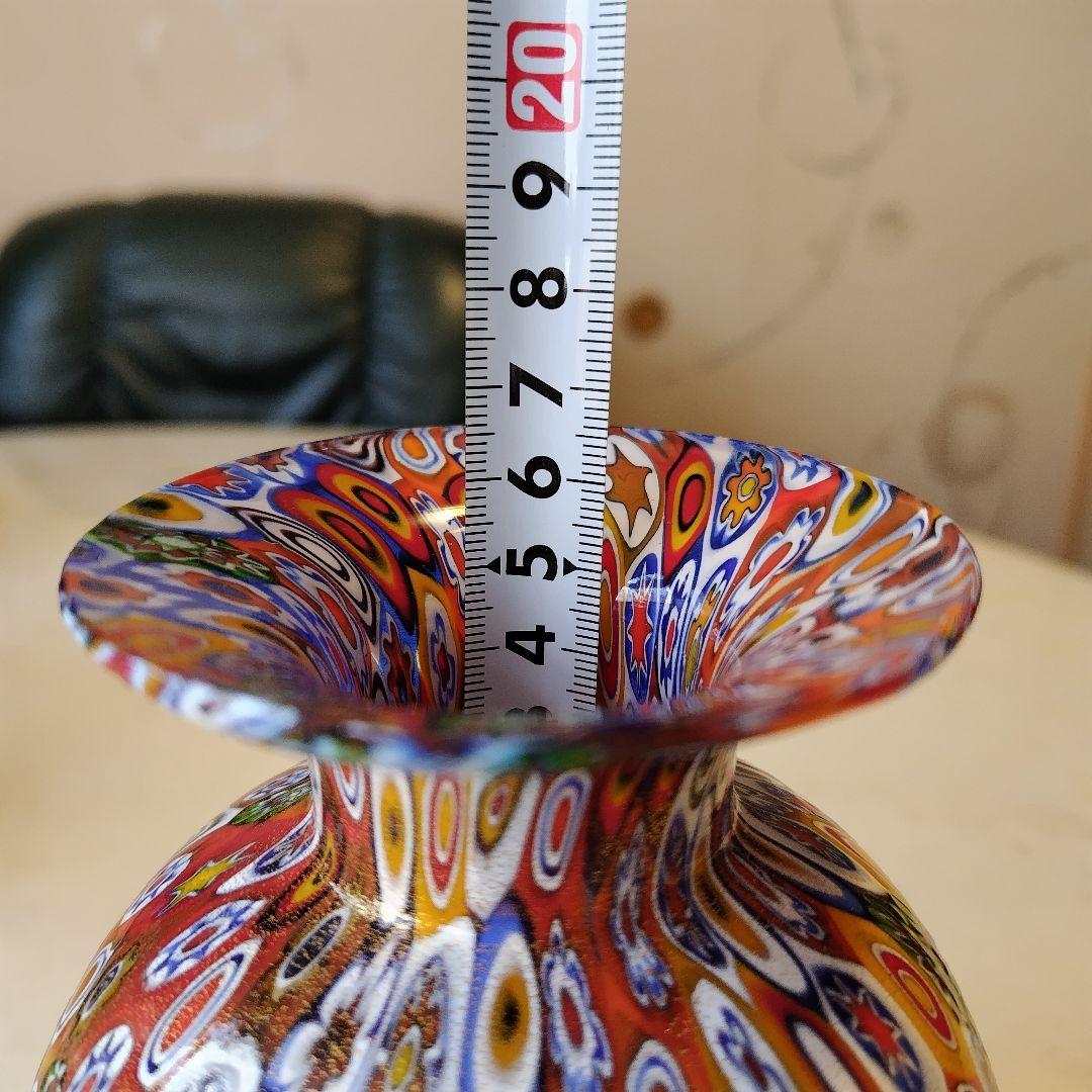 ベネチアングラス ミルフィオリ ゴールデンキルト 工芸品