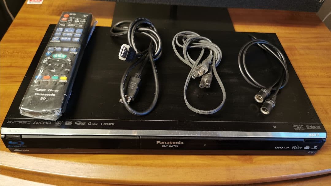 動作品PanasonicDIGA BDレコーダーDMR-BW770 2009年製
