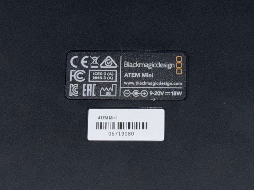 【美品】Blackmagic ATEM Mini