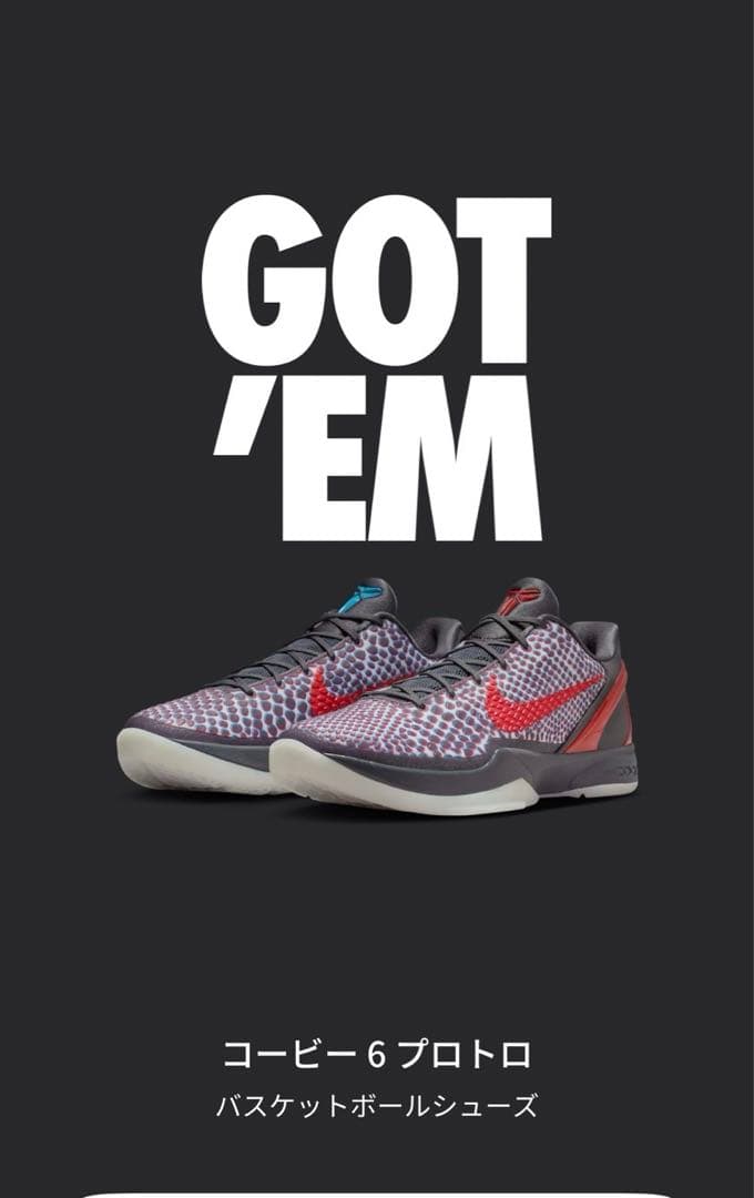 nike kobe 6 protro ナイキ　コービー 6