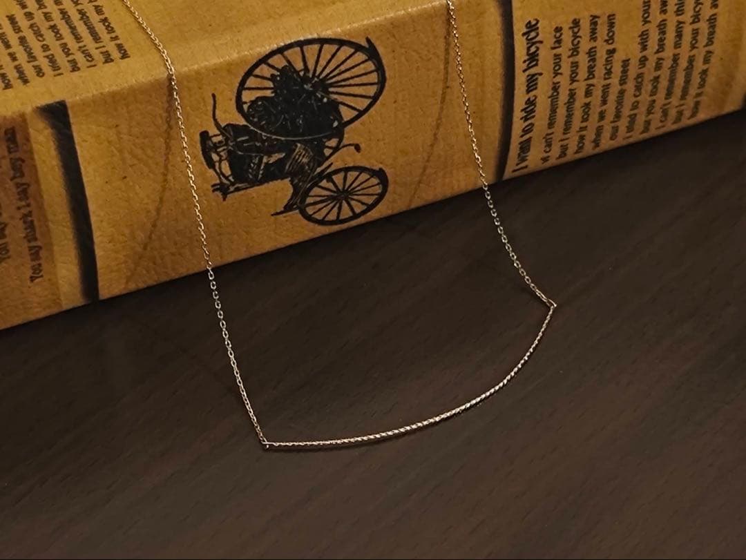 agete アガット チョーカー風 ネックレス k10