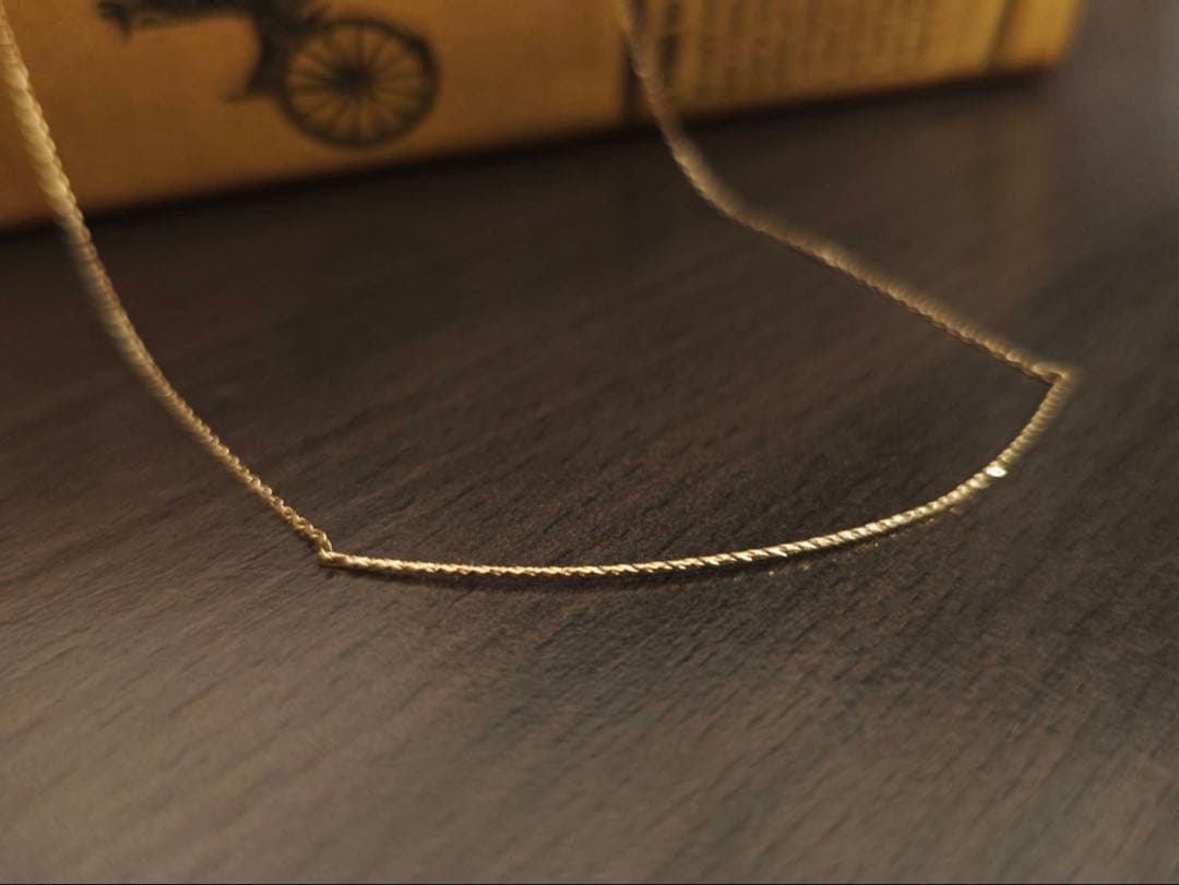 agete アガット チョーカー風 ネックレス k10