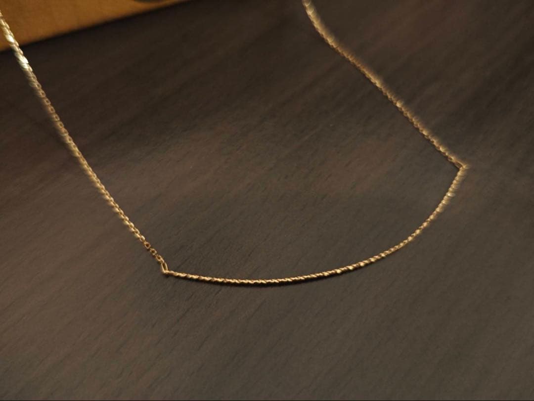 agete アガット チョーカー風 ネックレス k10