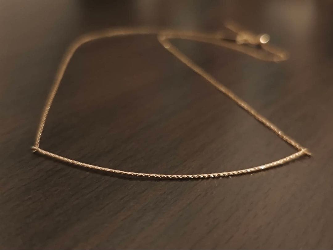 agete アガット チョーカー風 ネックレス k10