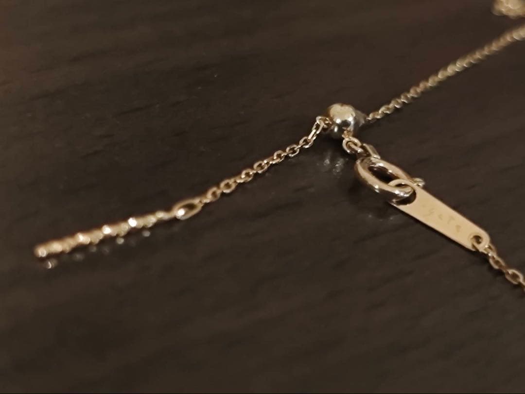 agete アガット チョーカー風 ネックレス k10