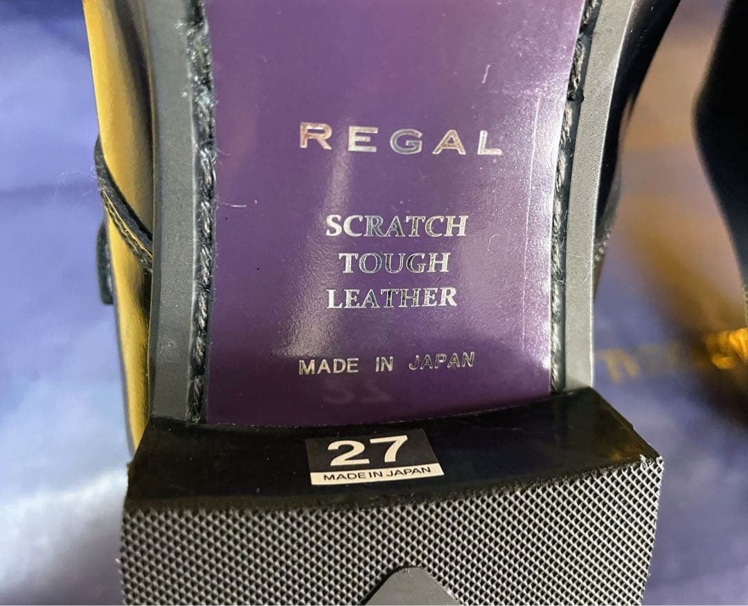 【サダ様】リーガルビジネスシューズモンクストラップスクラッチタフレザー27