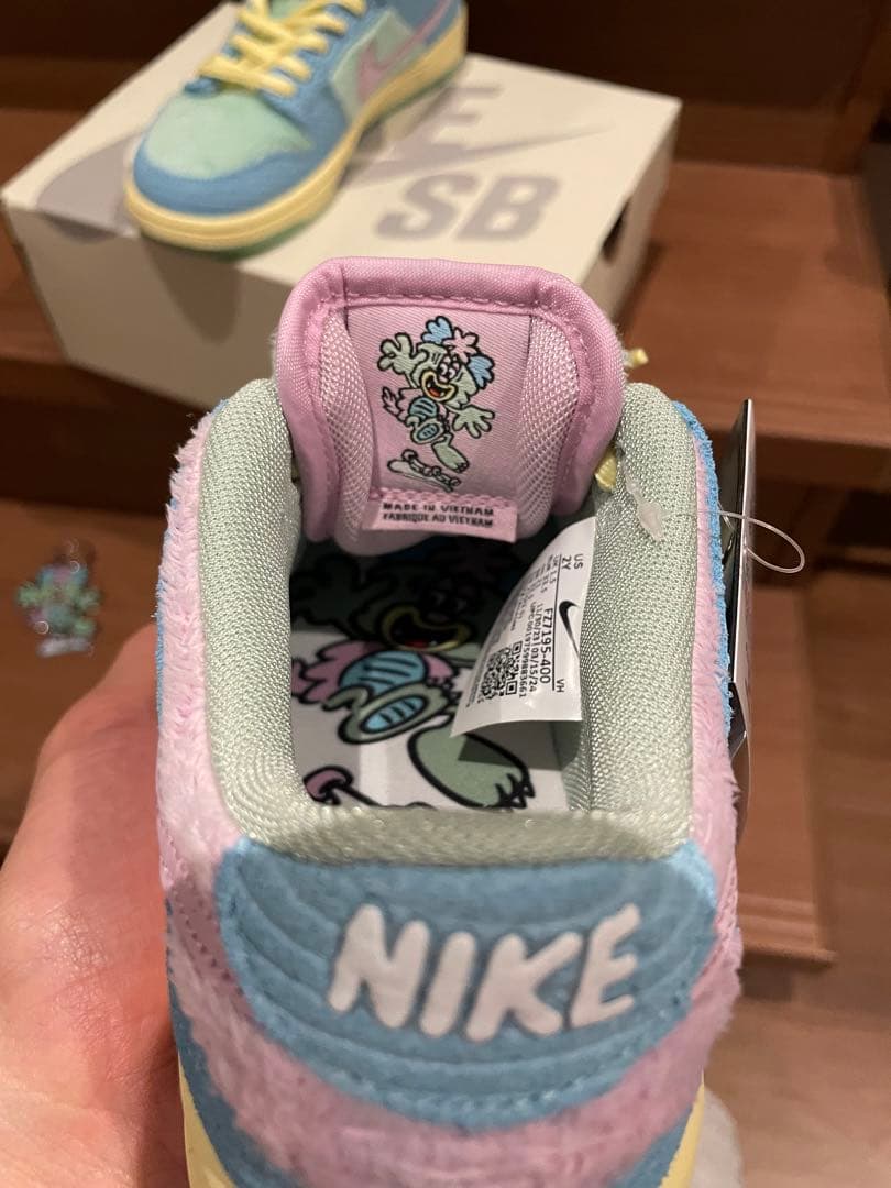 21cm verdy Nike SB Dunk Low Pro キッズシューズ