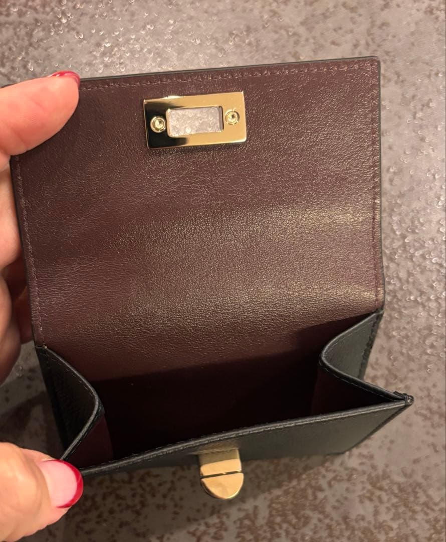 新品未使用BONAVENTURA ボナベンチュラ ミニ財布　黒