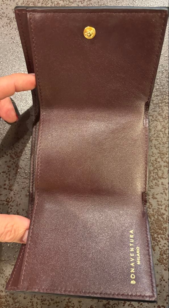 新品未使用BONAVENTURA ボナベンチュラ ミニ財布　黒