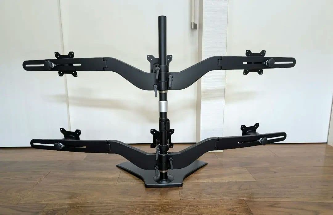 VESA規格対応 6画面 モニターアーム スタンドタイプ(〜24型)