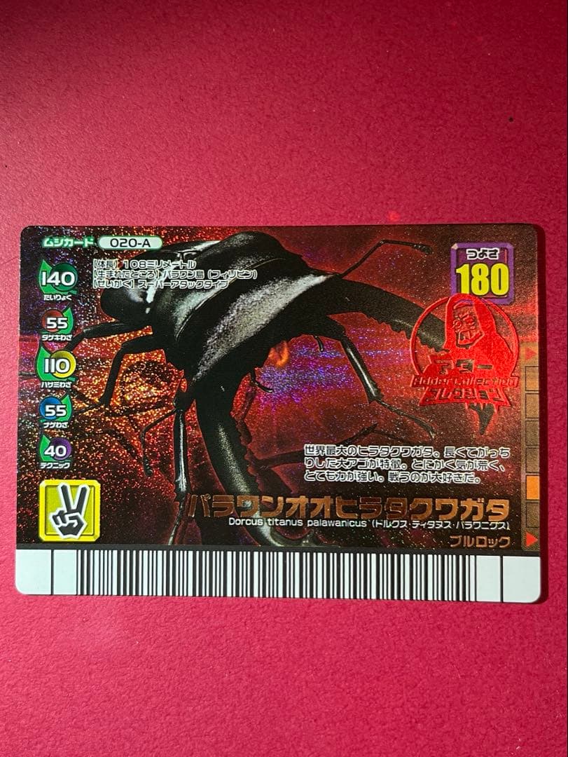 ︎*！様 【入手困難・美品】パラワンオオヒラタクワガタ　ムシキング　2006FG