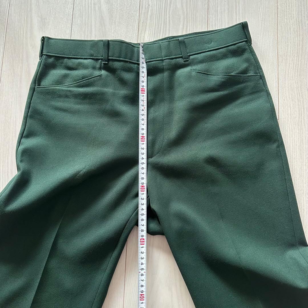 80s Levi's ACTION SLACKS グリーン　W35相当