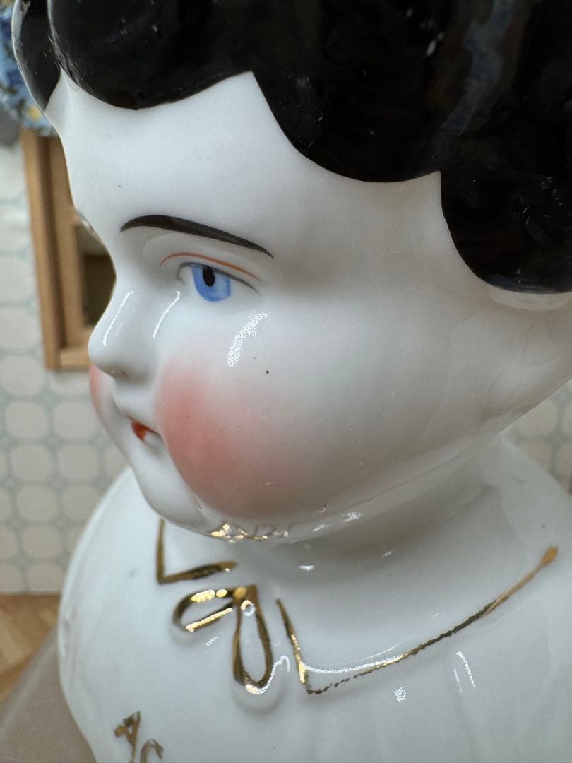 n*o様 ドイツ　アンティーク　チャイナドール　ヘッド　アグネス