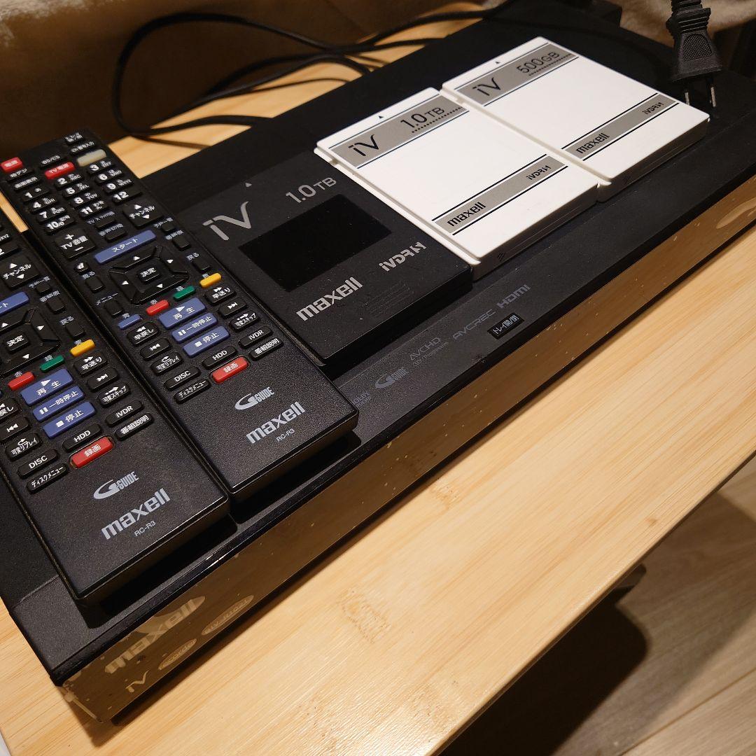 maxell BIV-R1021 iVDR-S3点、純正リモコン2点付属