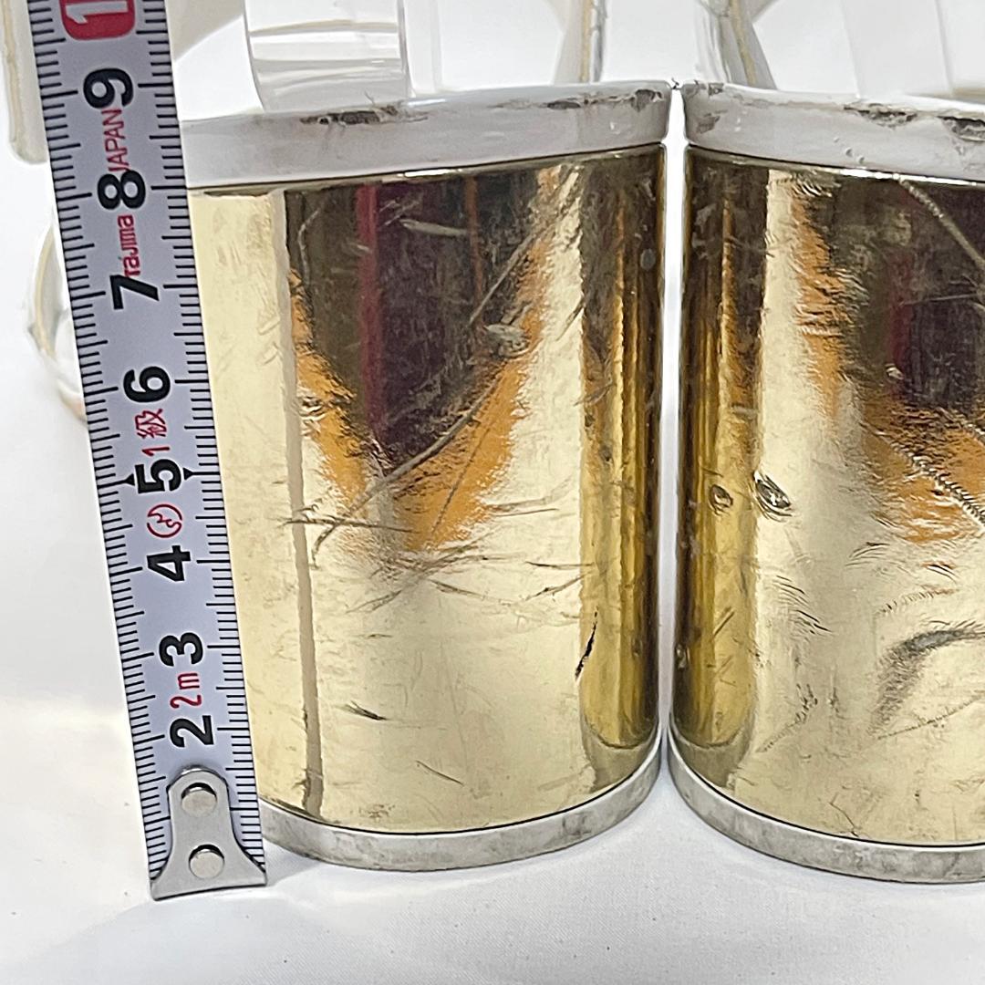 CHANEL シャネル パテント ココマーク サンダル ホワイト 37 1/2