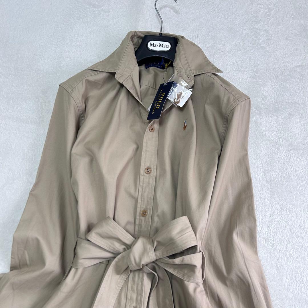 新品タグ付き✨ポロラルフローレン　カラーポニー　ポニー刺繍ベルトフレアワンピース