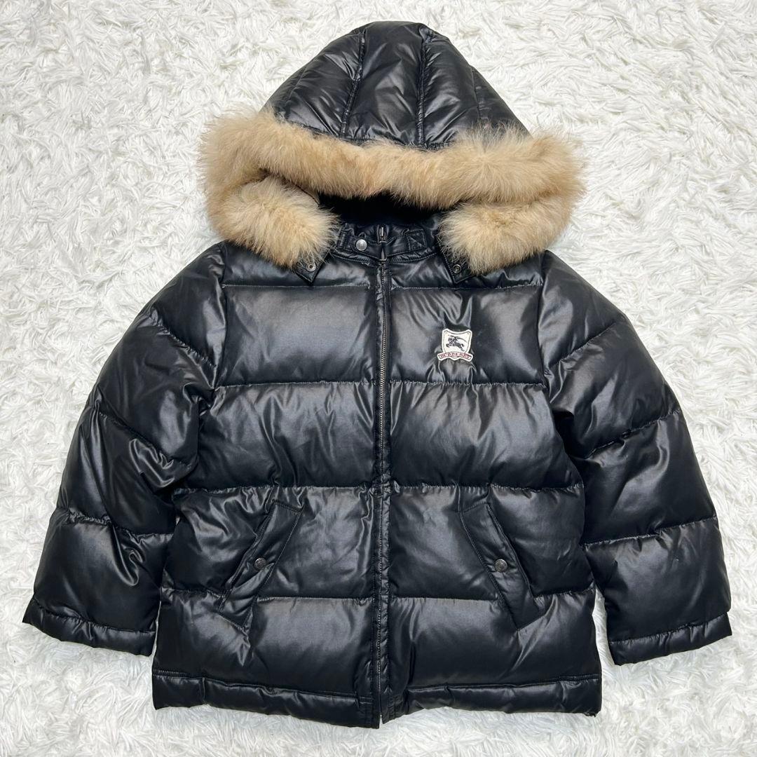 【美品】バーバリー ダウンジャケット ノバチェック 3way 取り外し可 130