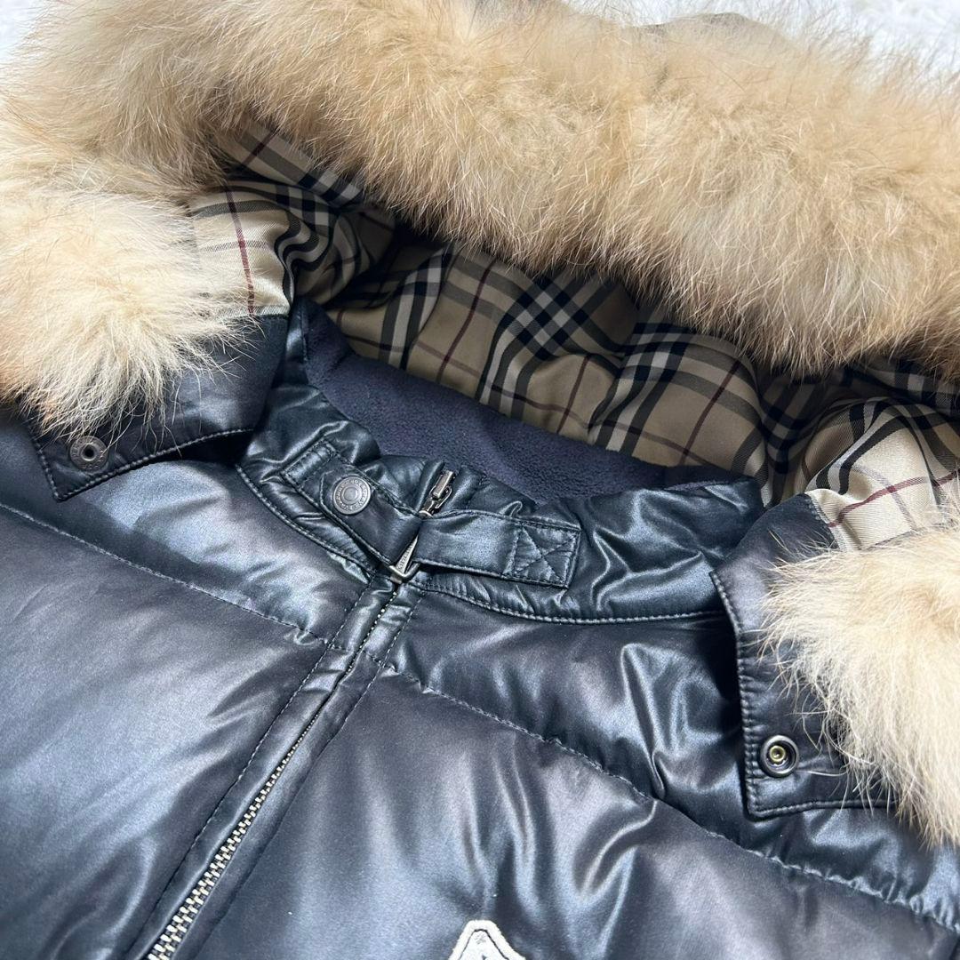 【美品】バーバリー ダウンジャケット ノバチェック 3way 取り外し可 130