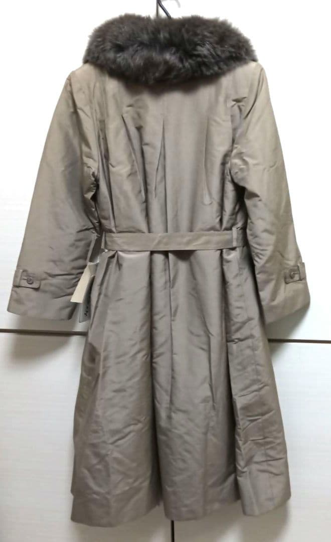 palody リアルファーライナー付き シルク×毛皮 2way コート М