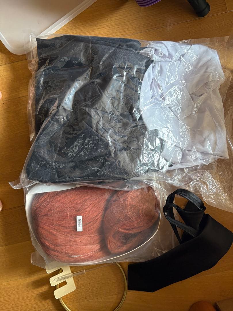 天使の悪魔 コスプレ ウィッグ 翼付き Mサイズ