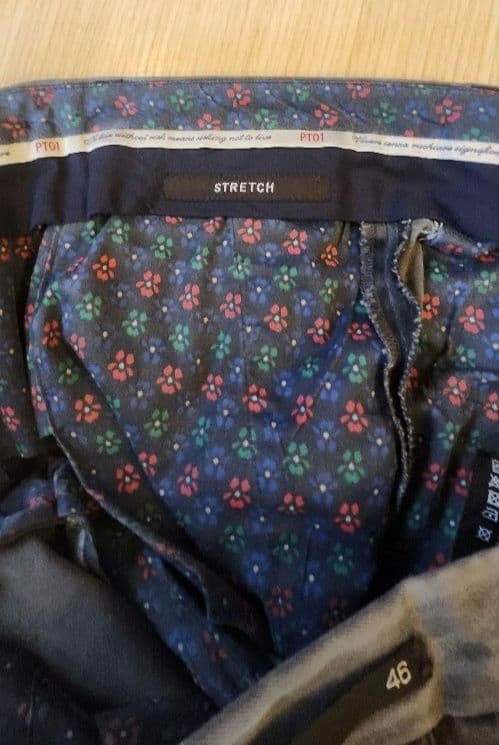 PT01 パンツ Flower フラワー 前立て釦止め