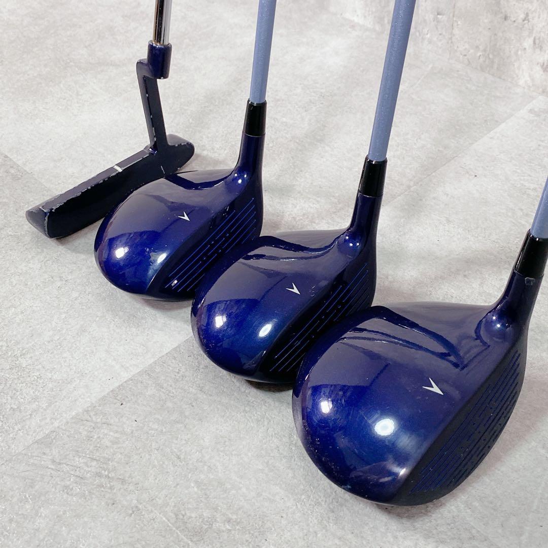 T136 FITWAY ゴルフクラブ レディース フルセット 12点 かわいい