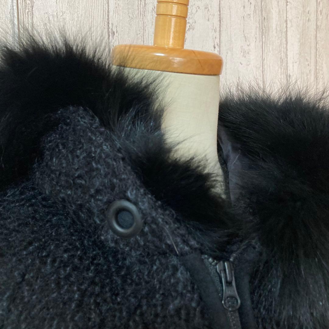 Diagram ダイアグラム フォックスファー モヘヤ ケープコート ポンチョ