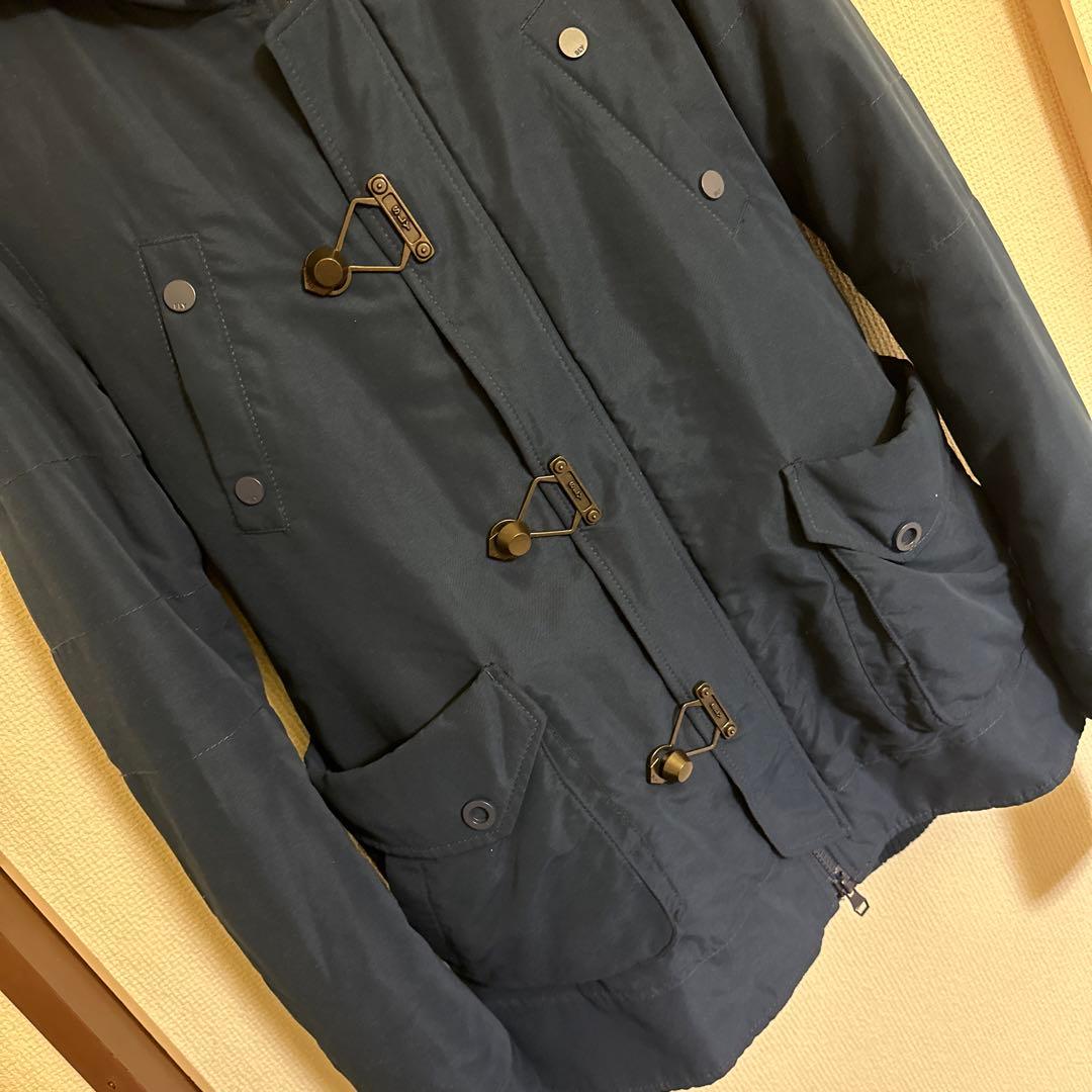 ネイビー ファー付きモッズコート N3B ハーフコート