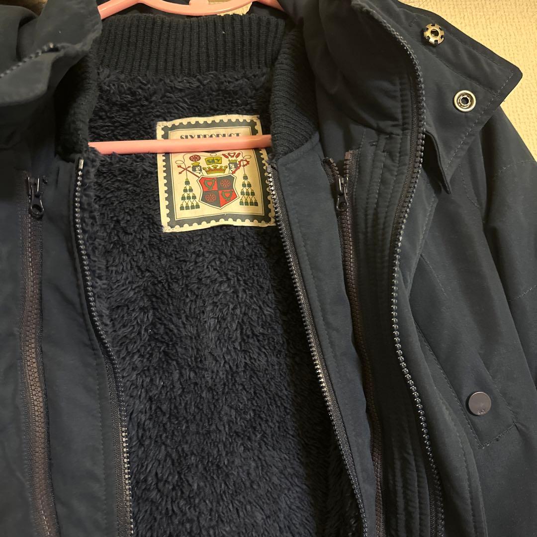 ネイビー ファー付きモッズコート N3B ハーフコート