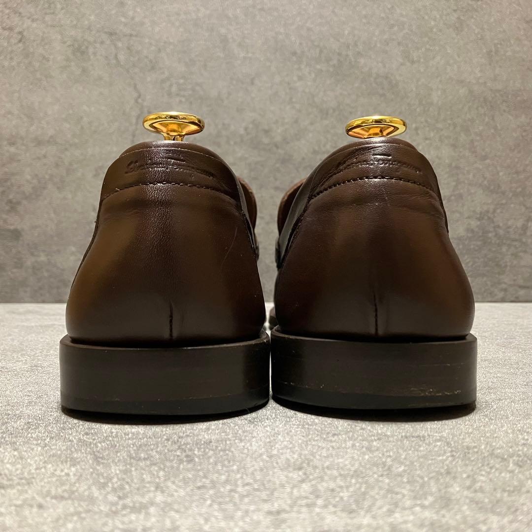 未使用級　フェラガモ　ビットローファー　ガンチーニ　ブラウン　2217