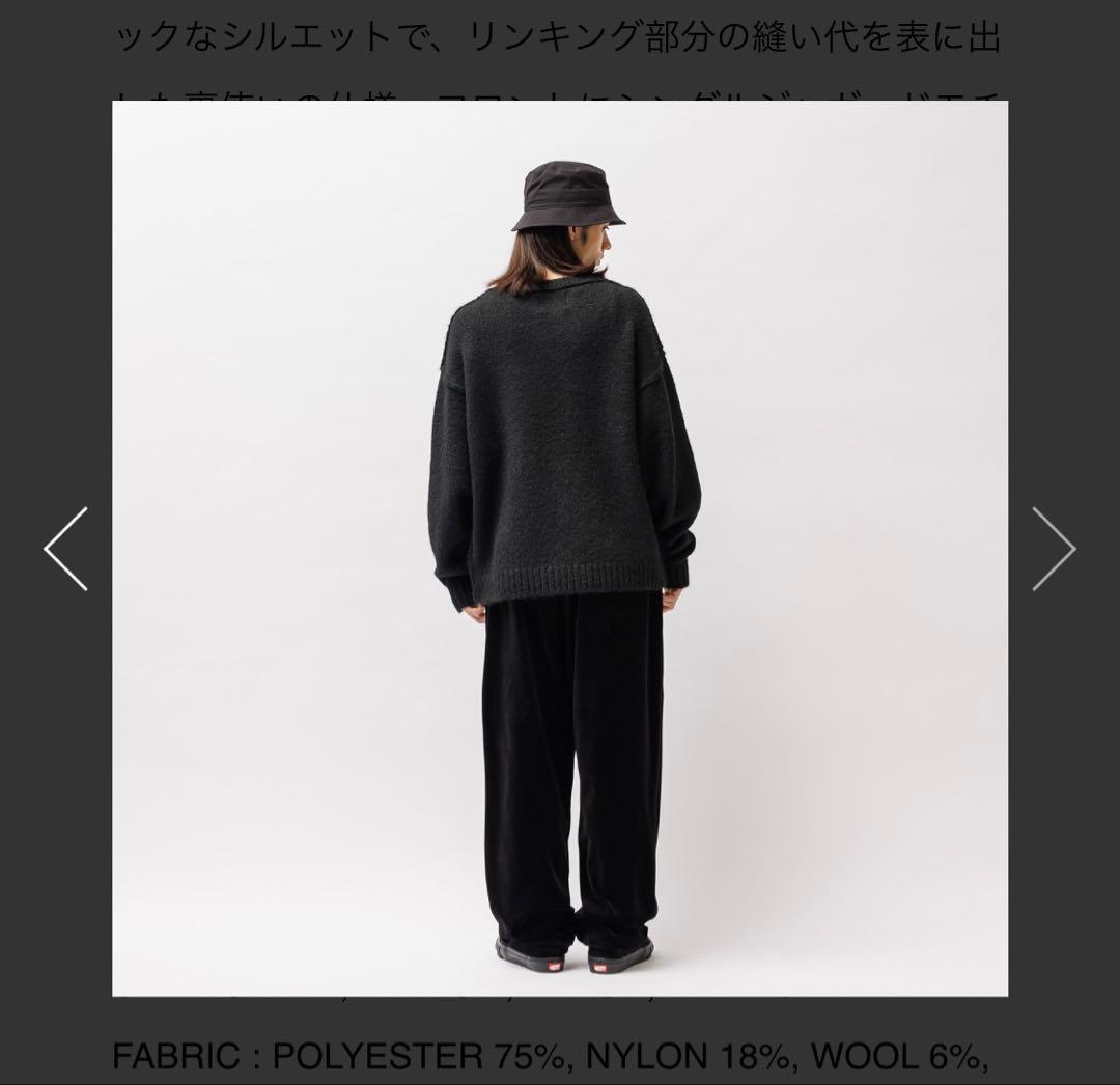 トップス 2025 aw wtaps CREW NECK BVO / SWEATER