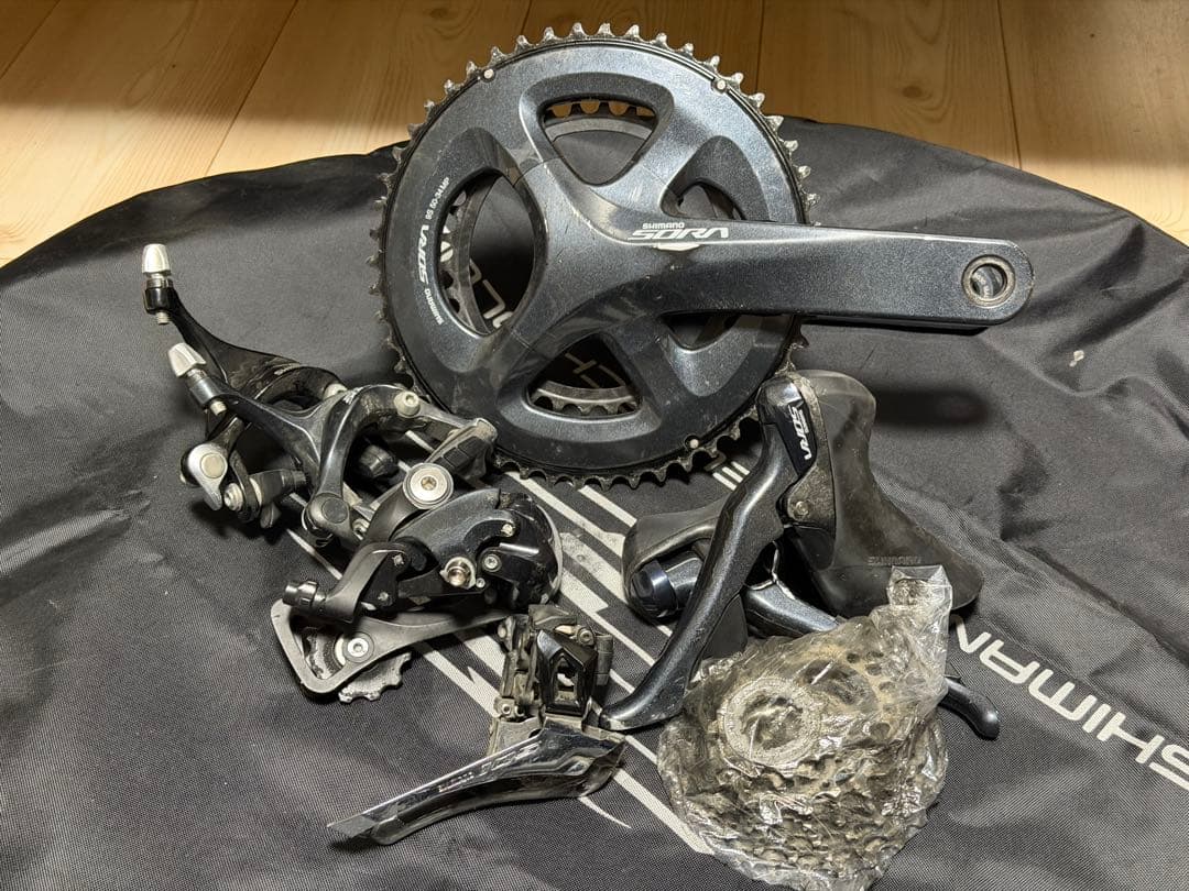 R*y様 SHIMANO SORA MIX 2x9s コンポセット