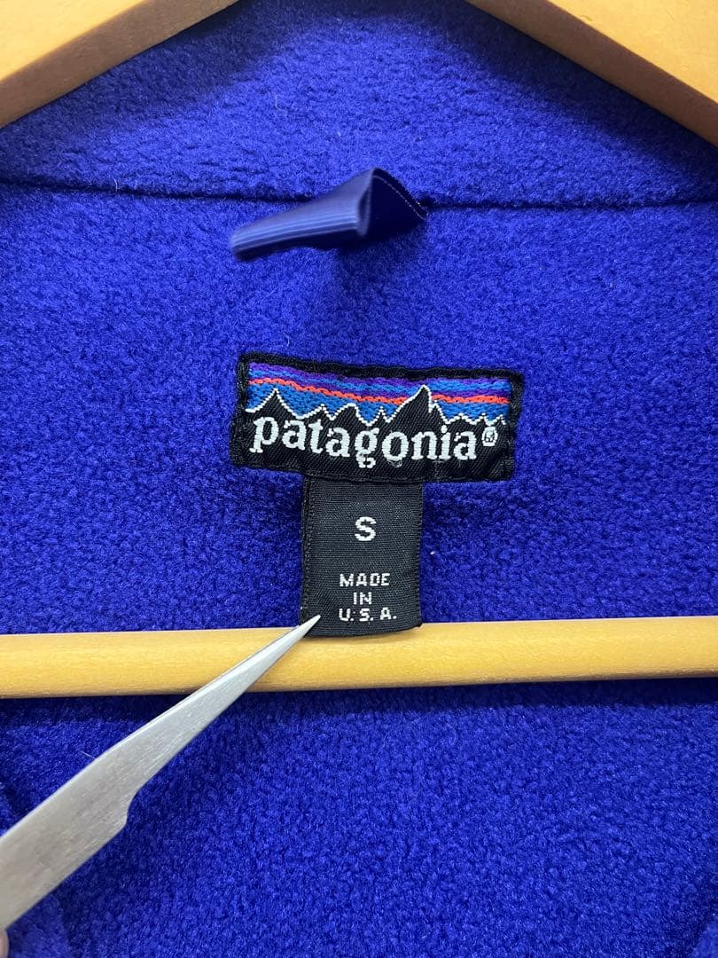 80s90s USA製 Patagoniaシェルドシンチラ　SIZE S