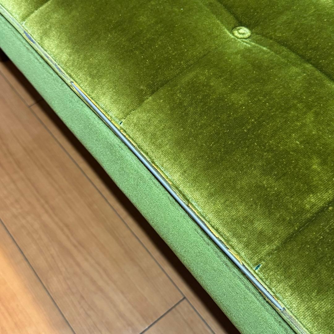 カリモク60 ソファ 2人掛け モケットグリーン チェア