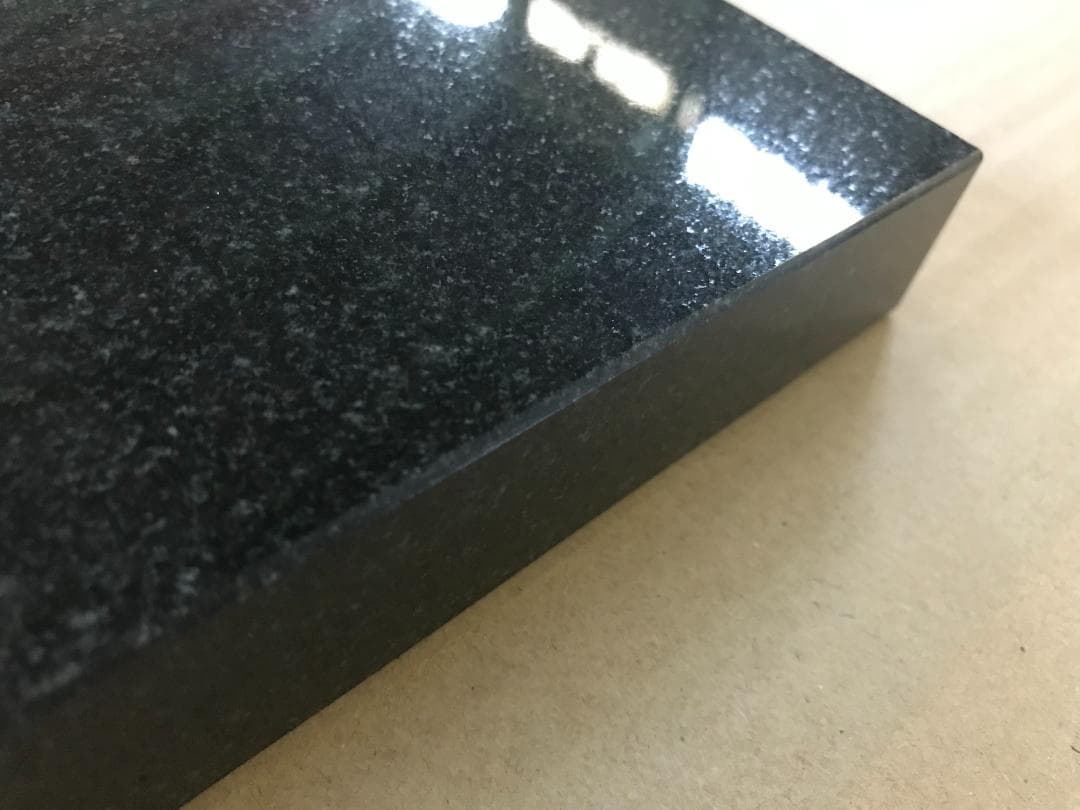 高級 天然黒御影石 オーディオボード●400×300×22●5面磨き　送料無料