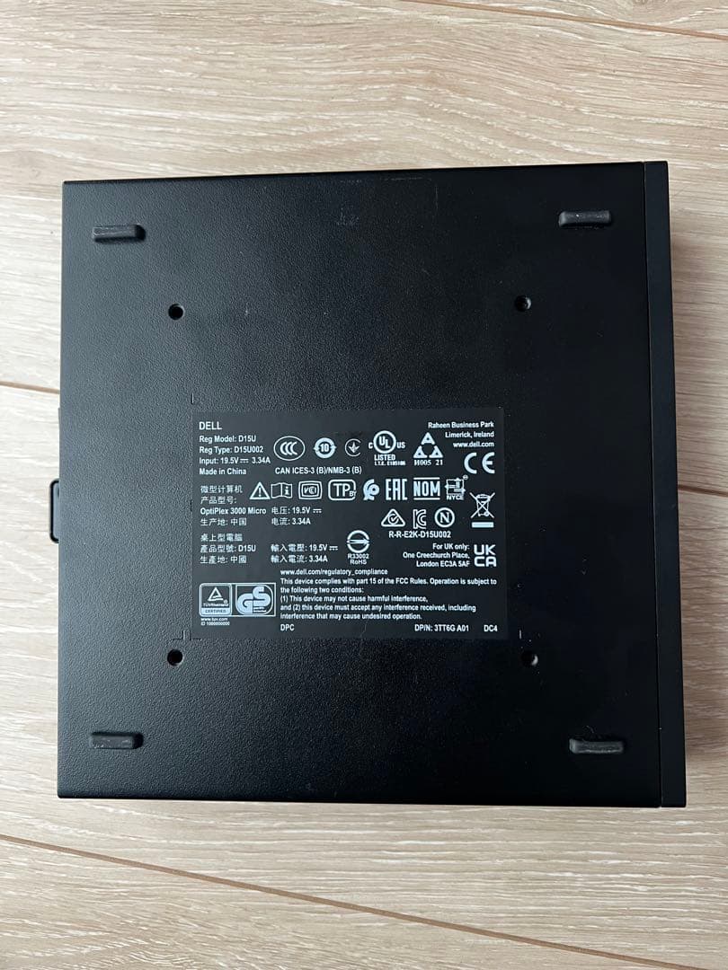 【美品・即使用可】DELL OptiPlex 3000 i5-12500T