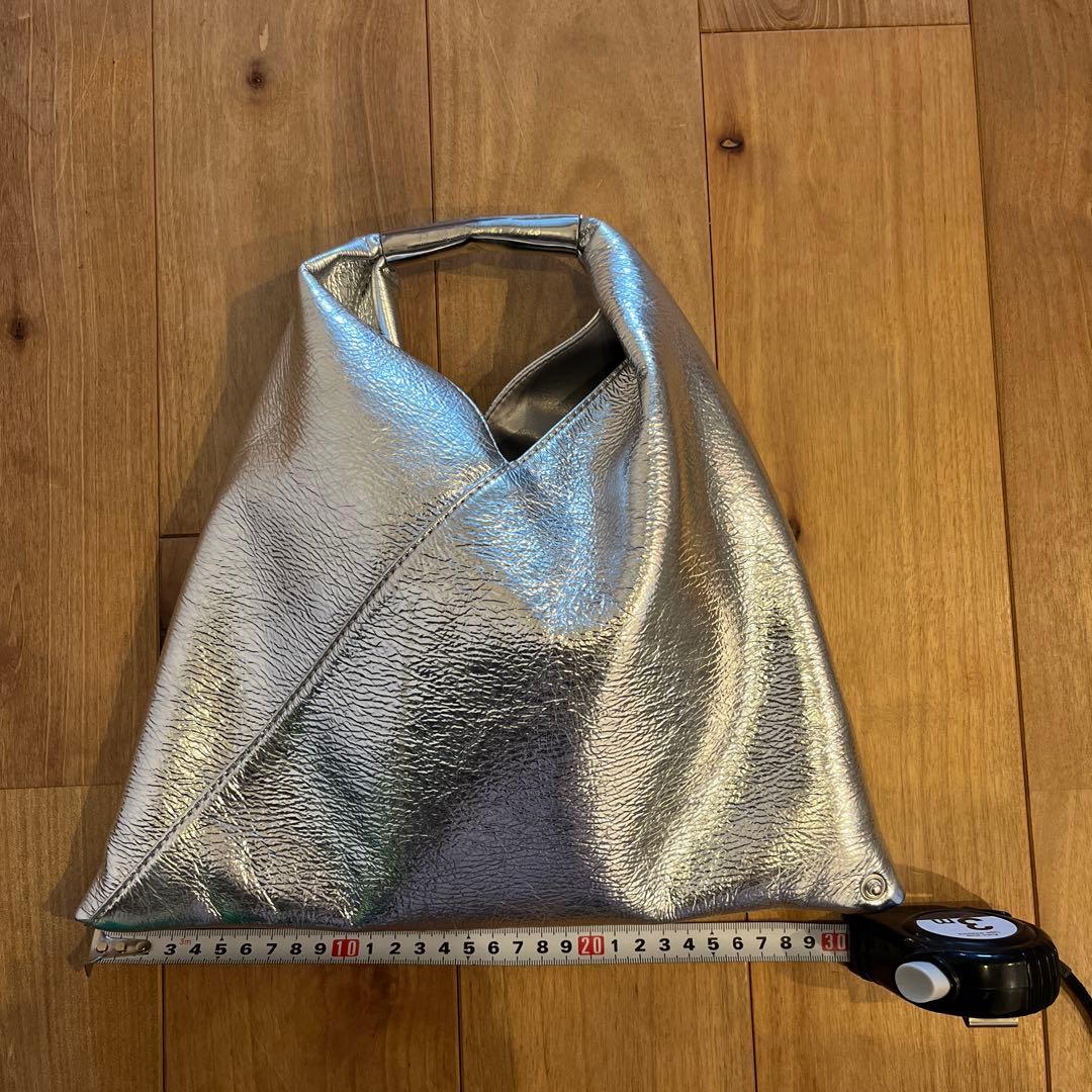 【MM6 メゾンマルジェラ】シルバーバッグ スモールサイズ