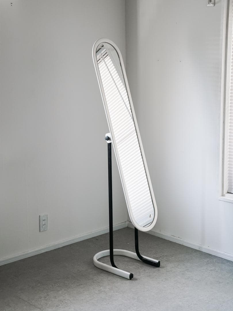 80's ポストモダン vintage スタンドミラー/姿見 モダン