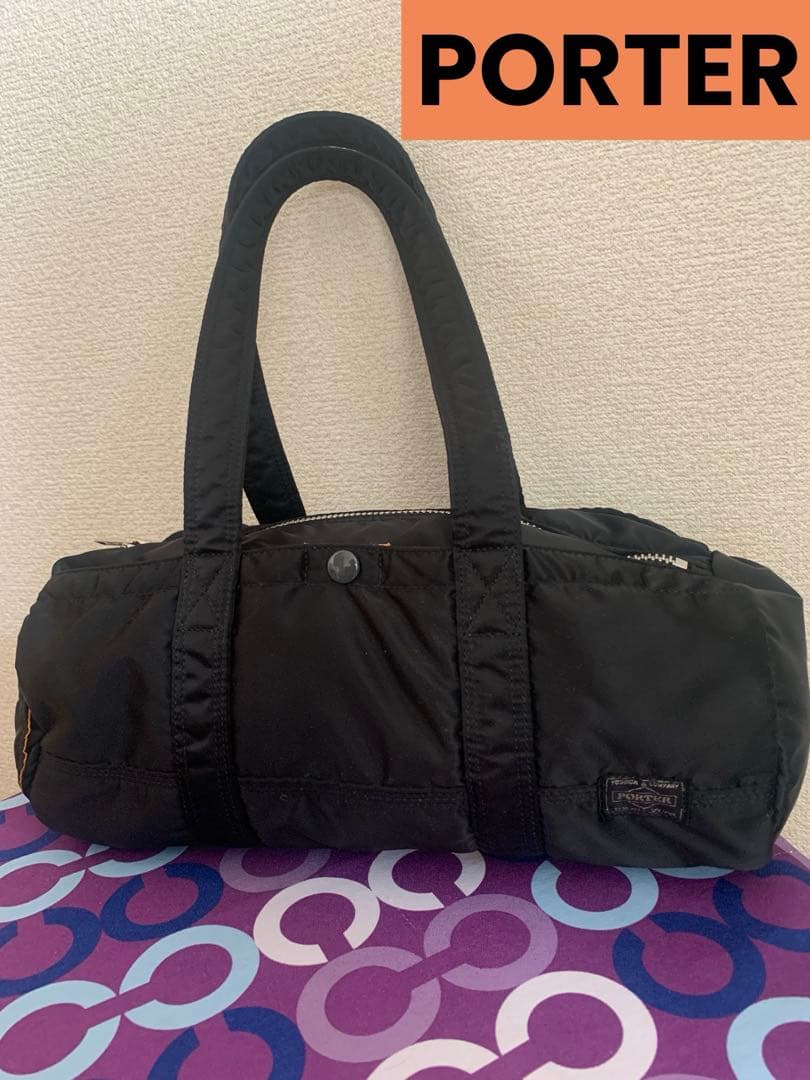 美品　人気 ポータータンカー ダッフル ドラム ミニボストンバッグS 吉田カバン